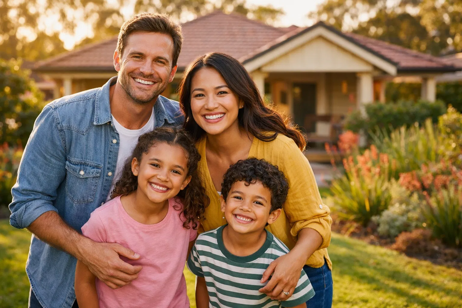 Happy family reunited in Australia through migration visa